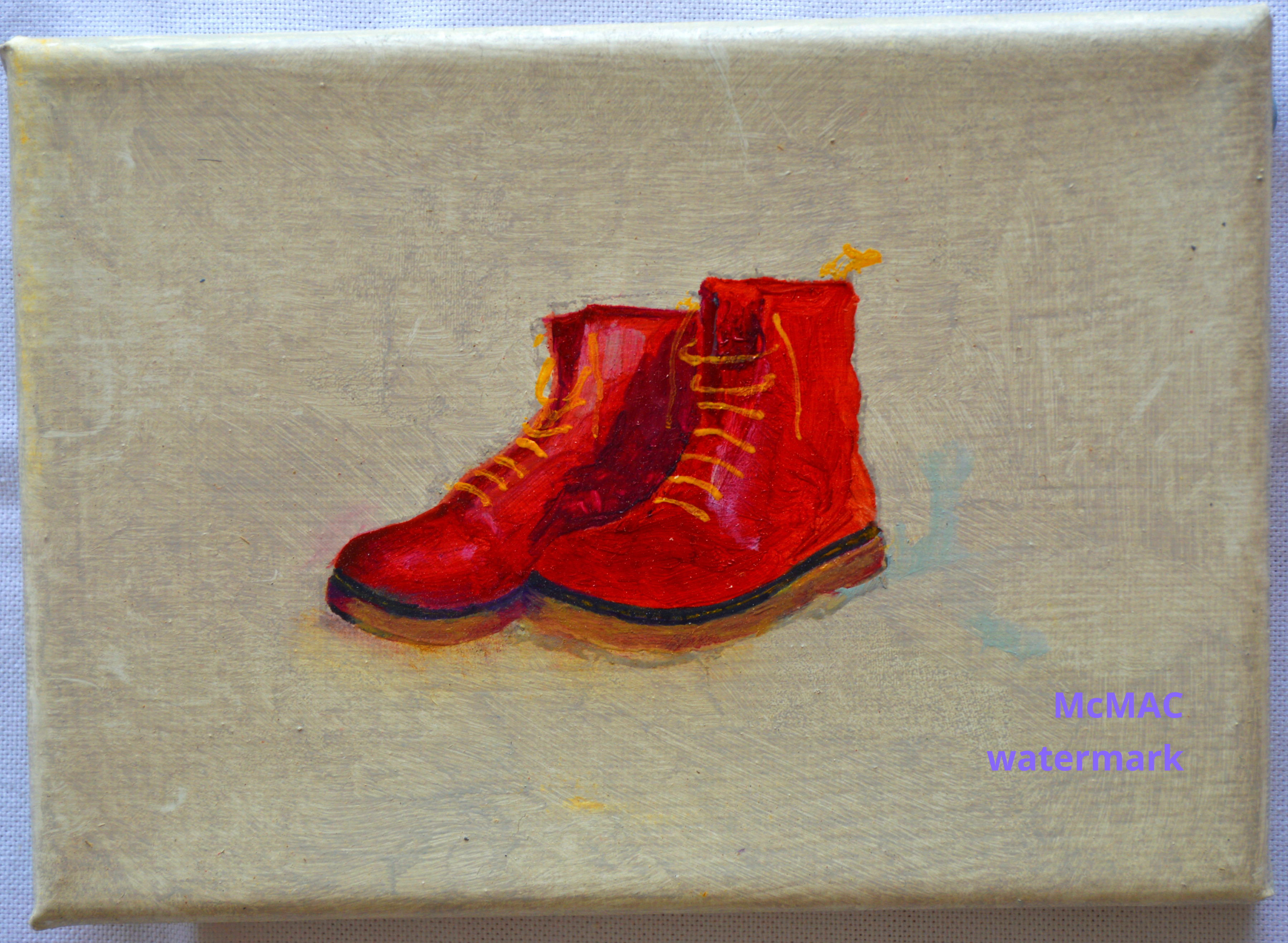 DOC MARTENS RED 1460