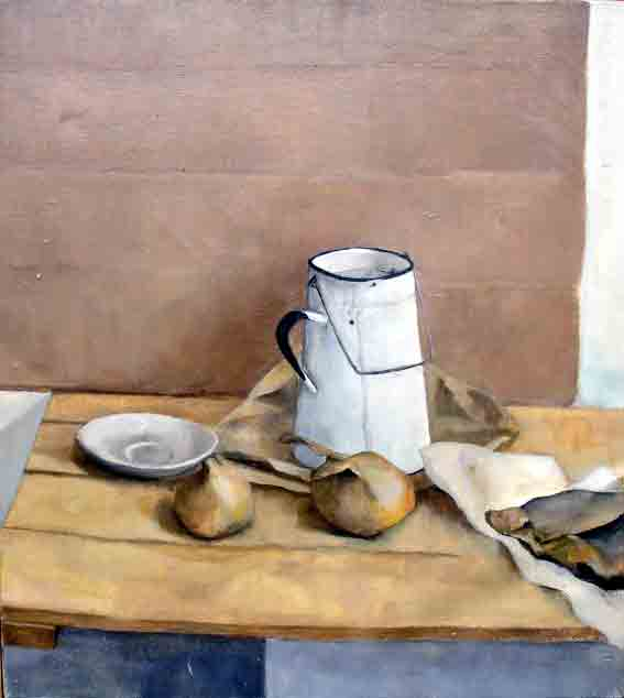 STILL LIFE WITH COFFEE POT (Original SOLD)